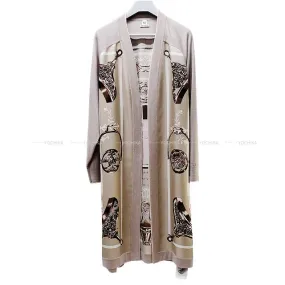 2024年 SS NEW HERMES Cardigan Long Armor Twillaine Glytitan Silk/Cashmere 42[BRAND NEW][Authentic]