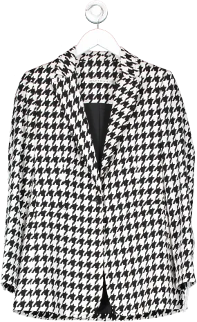 Alice   Olivia Black Chevon Blazer UK XS