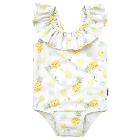 Baby Girls UPF 50  Pineapples One-Piece Swimsuit