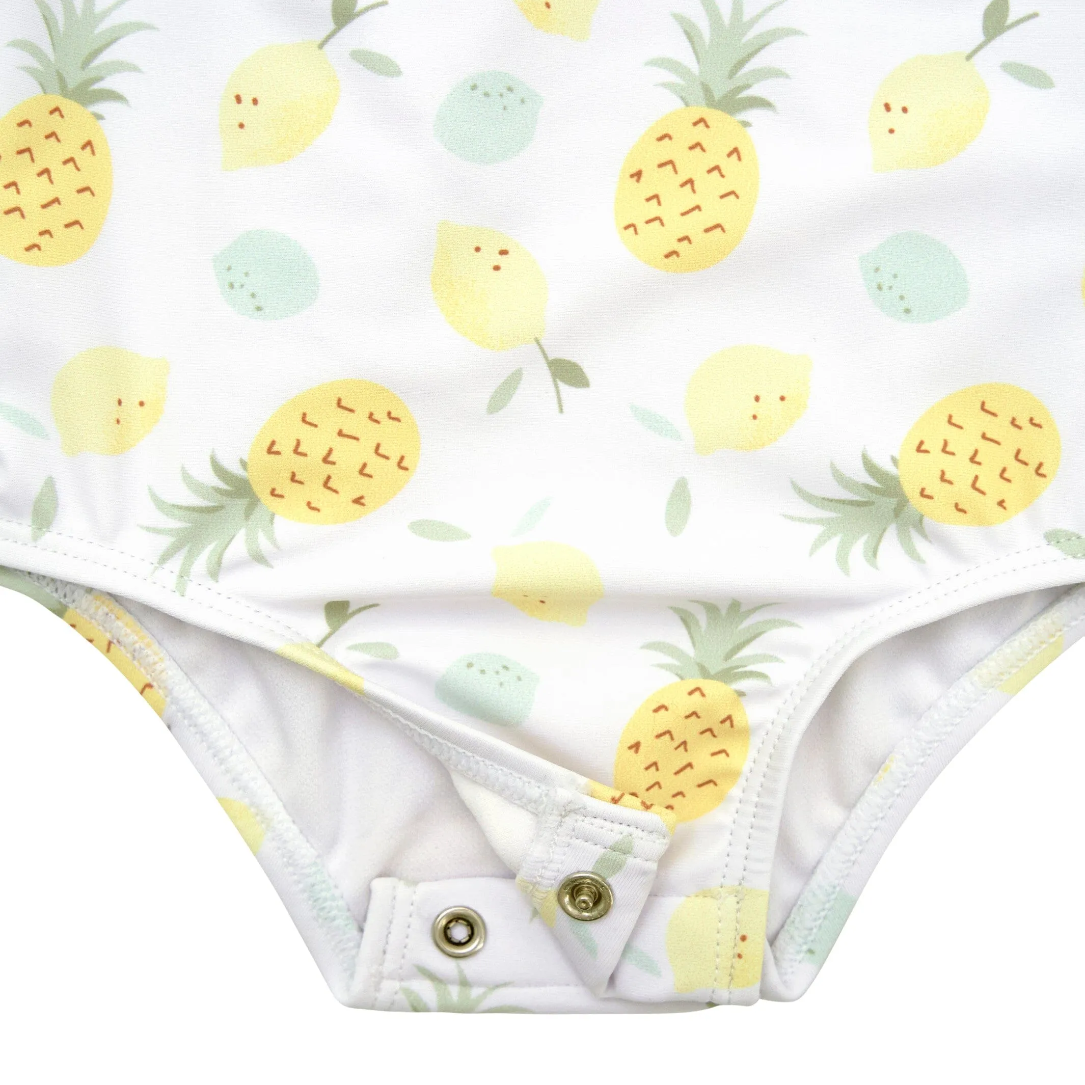 Baby Girls UPF 50  Pineapples One-Piece Swimsuit