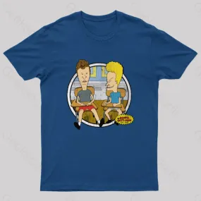 Beavis And Butt Head Classroom Portrait Nerd T-Shirt