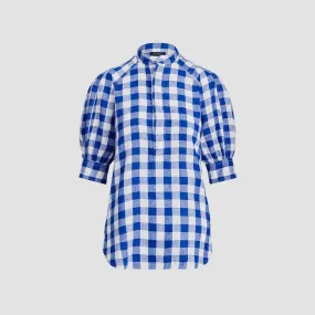 Blue and White Vichy Shirt