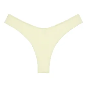 Buttercream Rib Added Coverage Lulu (Zig-Zag Stitch) Bikini Bottom