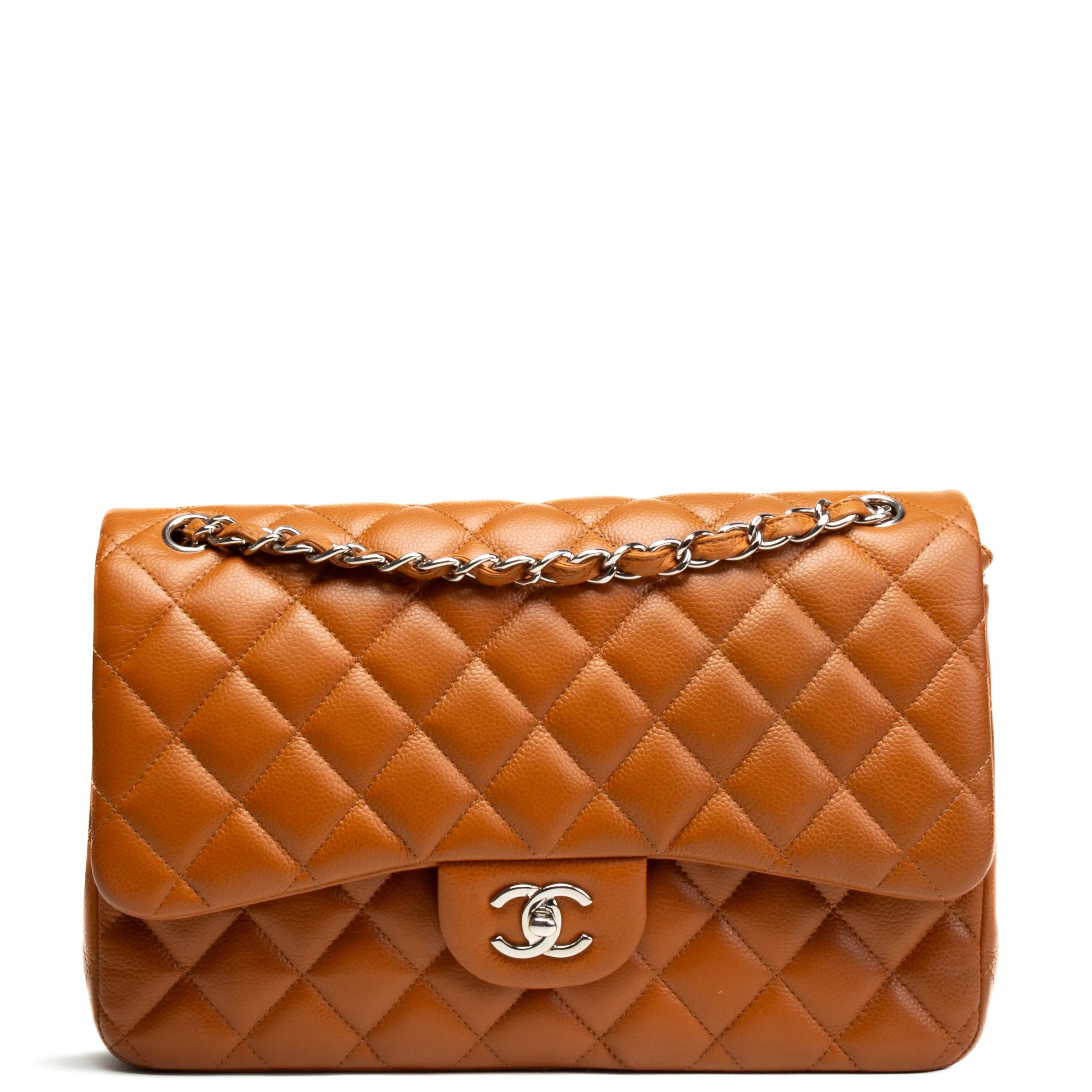 CHANEL Classic Jumbo Double Flap - Brown