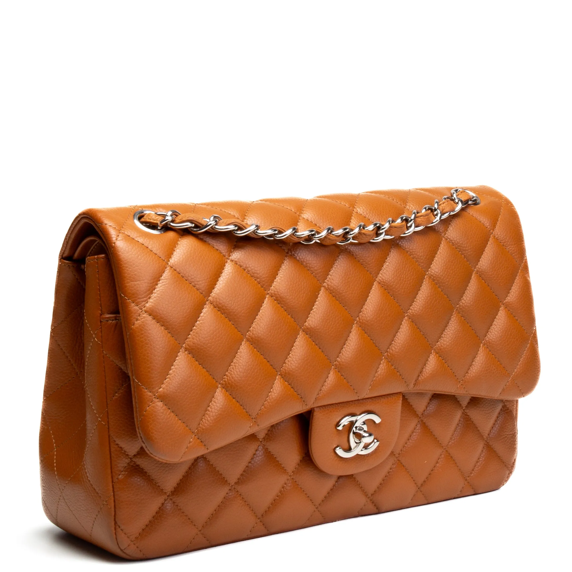 CHANEL Classic Jumbo Double Flap - Brown