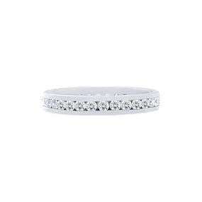 Classic 0.75 Carat Channel-set Diamond Eternity Wedding Band