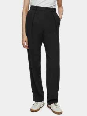 Fluid Twill Logan Trouser | Black