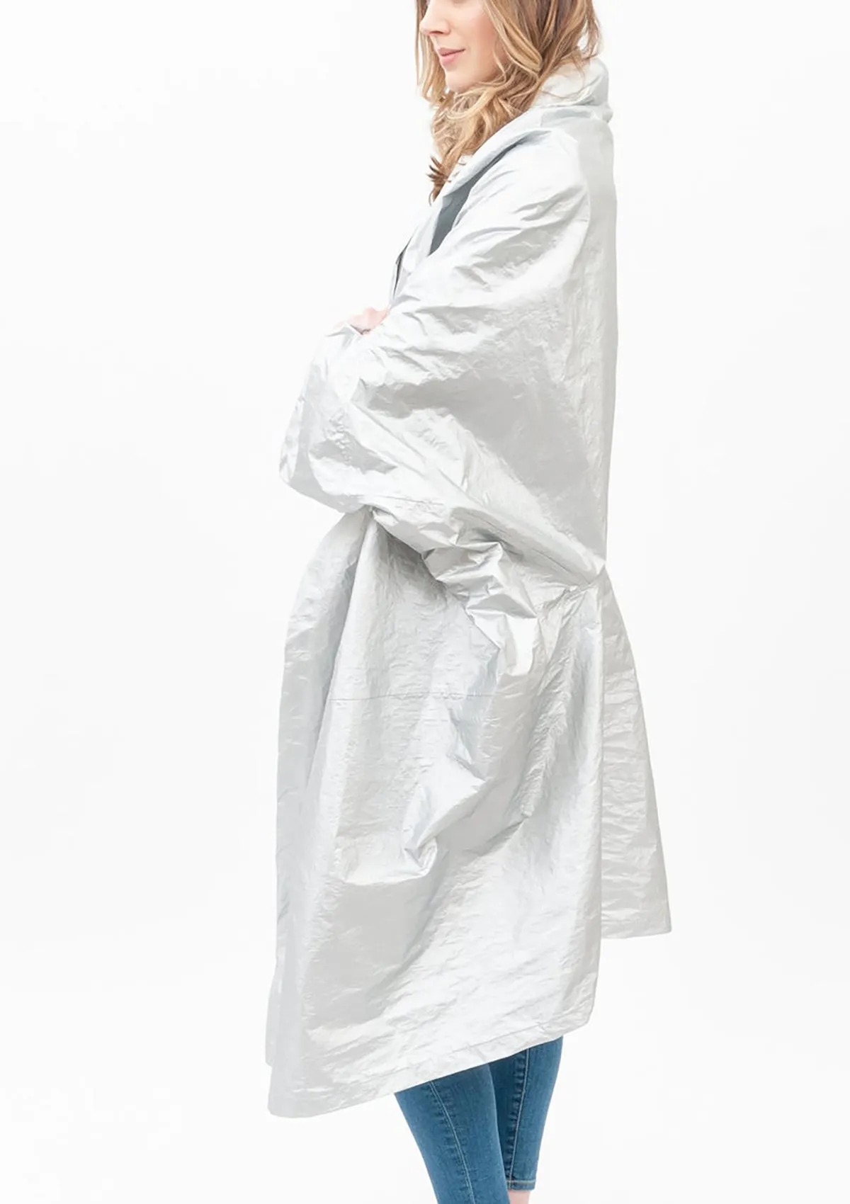 Hi-Tech Waterproof Flip Coat - SILVER