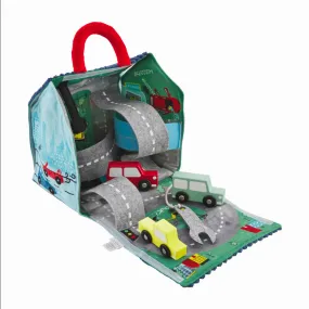 Mudpie Plush Car Garage Set