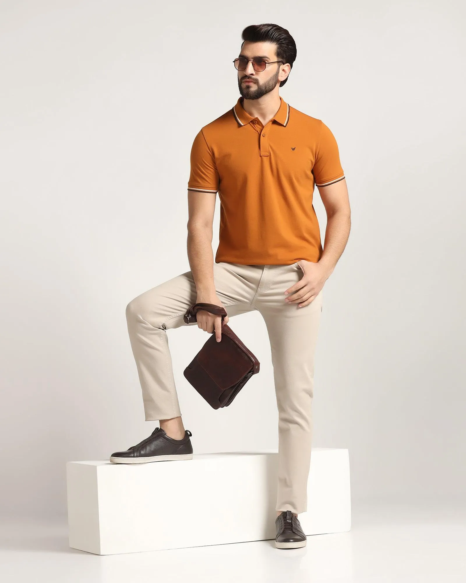 Polo Ginger Solid T-Shirt - Ollie