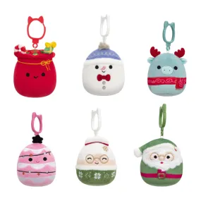 Squishmallow 3.5 Inch Clip Christmas Assortment B Set of 6 - Lowell, Manny, Wyndmoor, Carrigan, Niolette, Nick