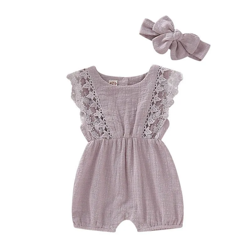 Toddler Flare Sleeve Jumpsuit