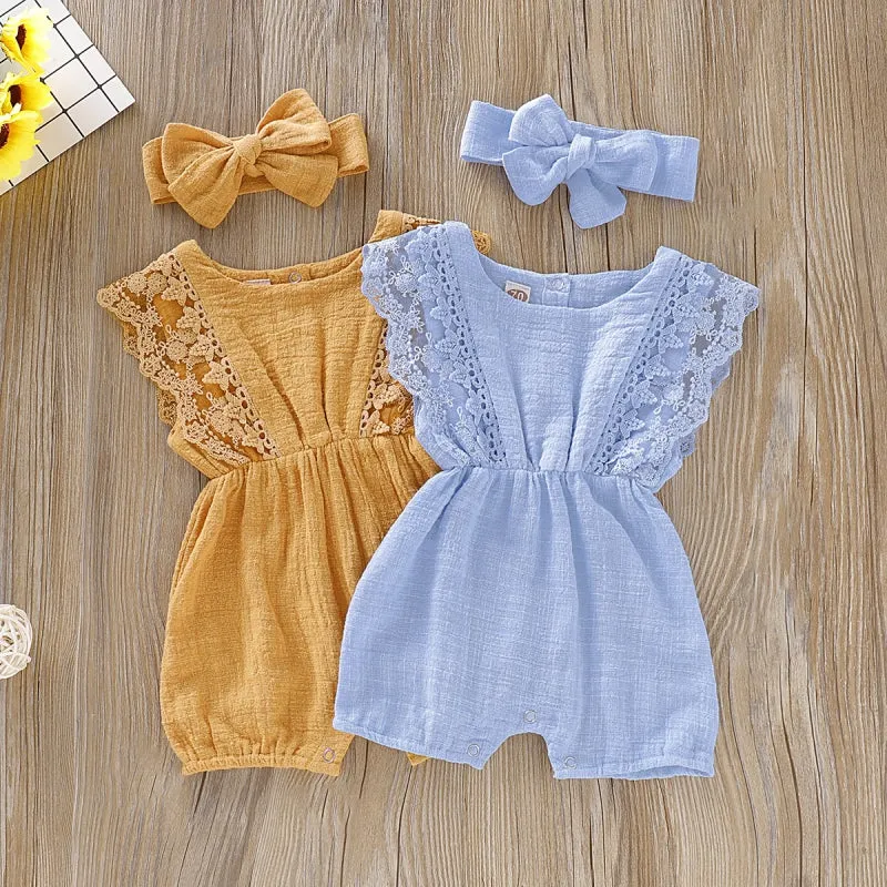 Toddler Flare Sleeve Jumpsuit