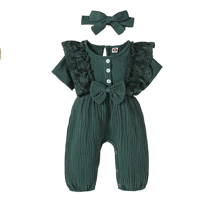 Toddler Flare Sleeve Jumpsuit