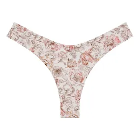 Venecia Floral Added Coverage Lulu (Zig-Zag Stitch) Bikini Bottom