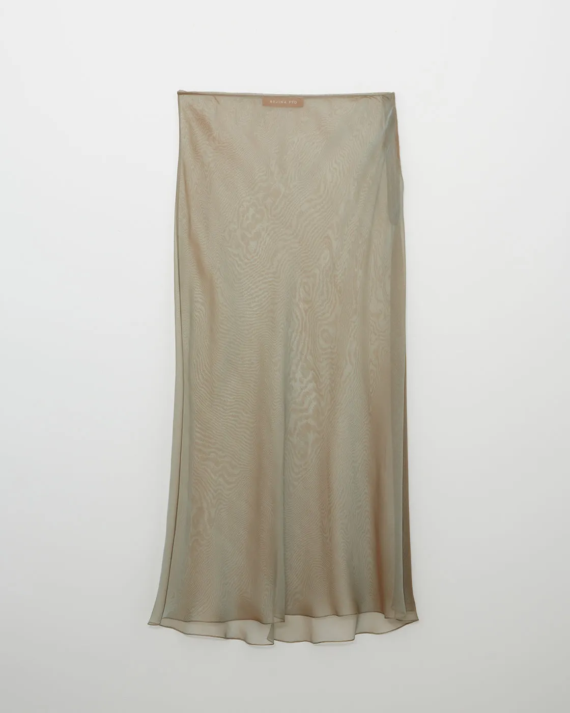 Viola Skirt Silk Chiffon Grey