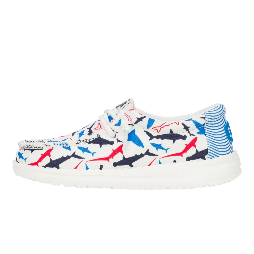 Wally Youth RWB Shark Week - Red/White/Blue