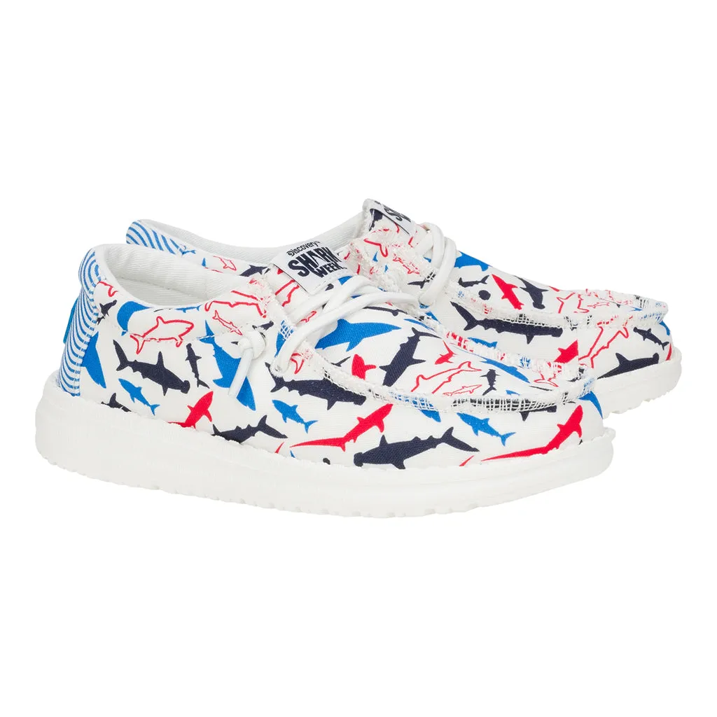 Wally Youth RWB Shark Week - Red/White/Blue