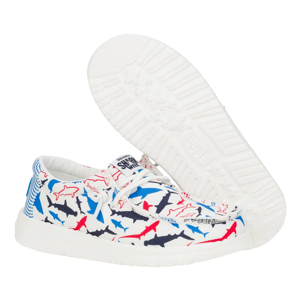 Wally Youth RWB Shark Week - Red/White/Blue