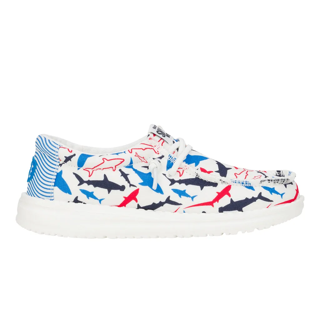 Wally Youth RWB Shark Week - Red/White/Blue