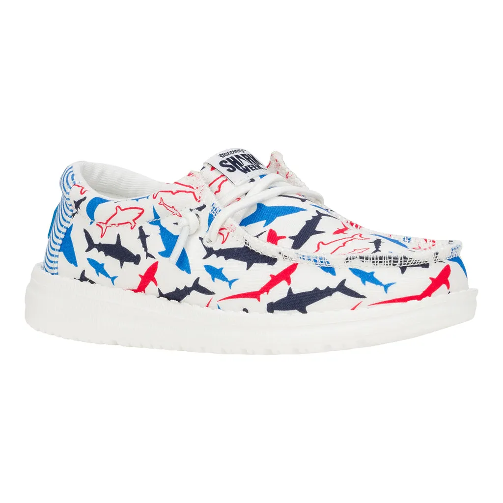 Wally Youth RWB Shark Week - Red/White/Blue